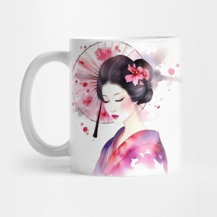 Geisha Japanese Traditional Clothing Mug